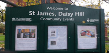 bulletin board for st james daisy hill