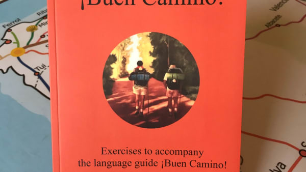 ¡Buen Camino! Spanish for pilgrims and hospitaleros exercise book £5.50